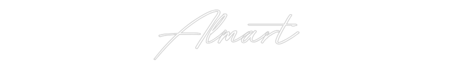 Néon personnalisé: Almart