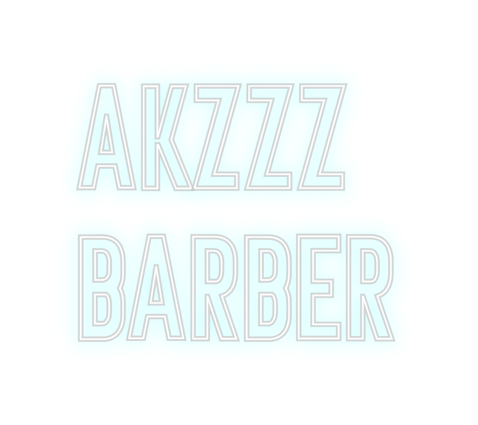 Néon personnalisé: AKZZZ
BARBER
