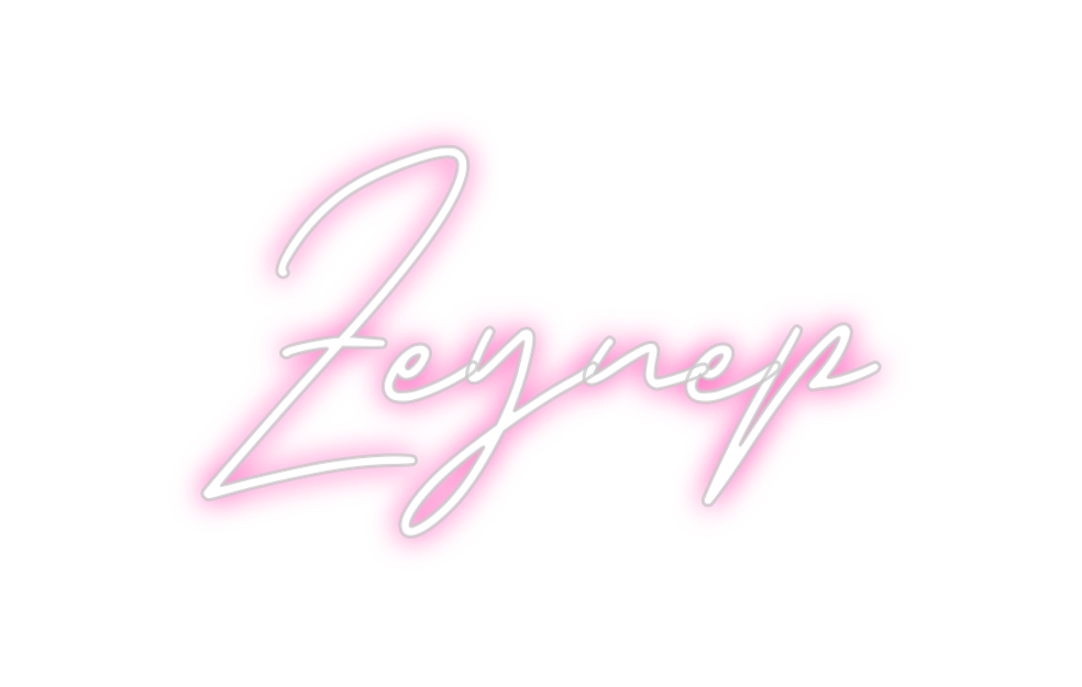 Néon personnalisé: Zeynep