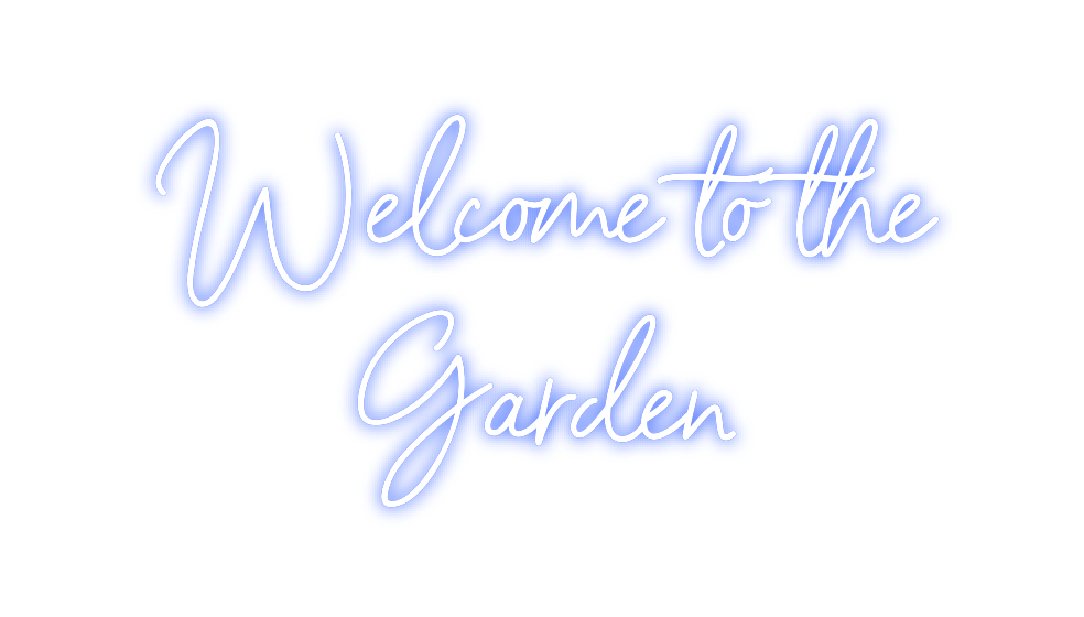 Néon personnalisé: Welcome to th...