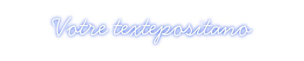 Néon personnalisé: Votre textepo...