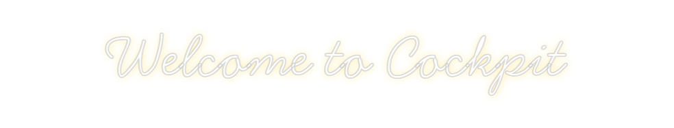 Néon personnalisé: Welcome to Co...