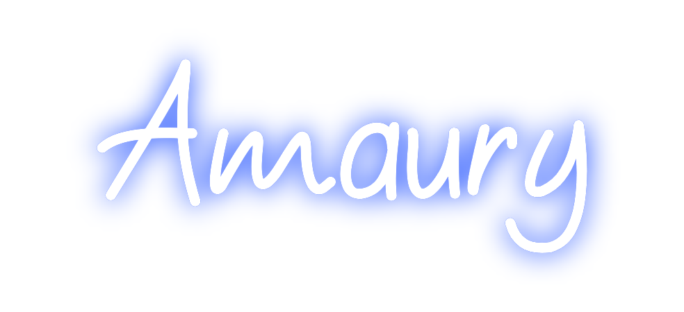 Néon personnalisé: Amaury