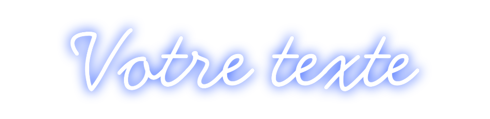 Néon personnalisé: Votre texte