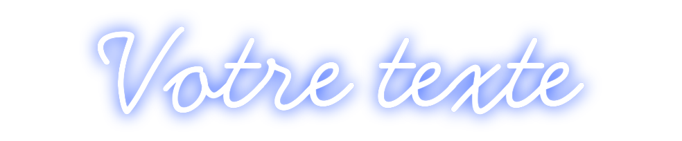 Néon personnalisé: Votre texte