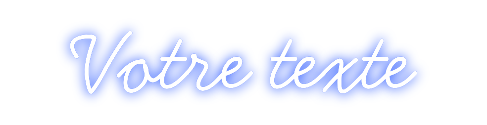 Néon personnalisé: Votre texte