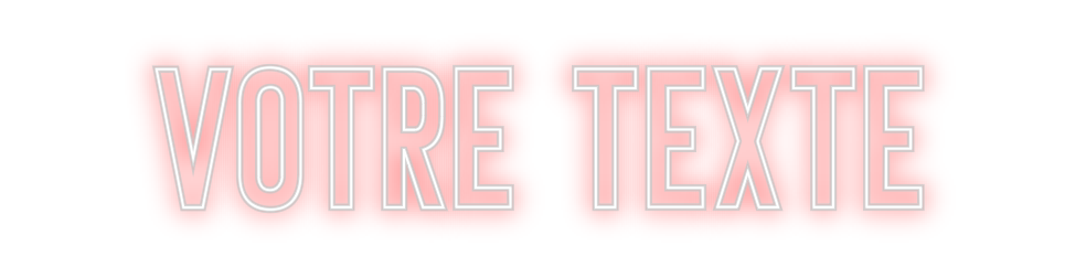 Néon personnalisé: Votre texte