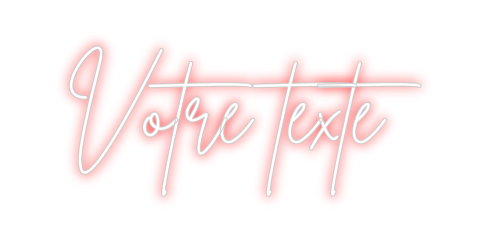 Néon personnalisé: Votre texte