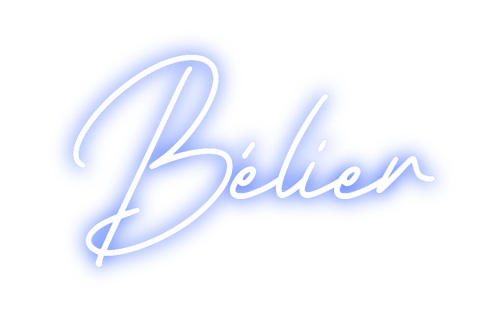 Néon personnalisé: Bélier