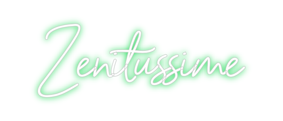 Néon personnalisé: Zenitussime