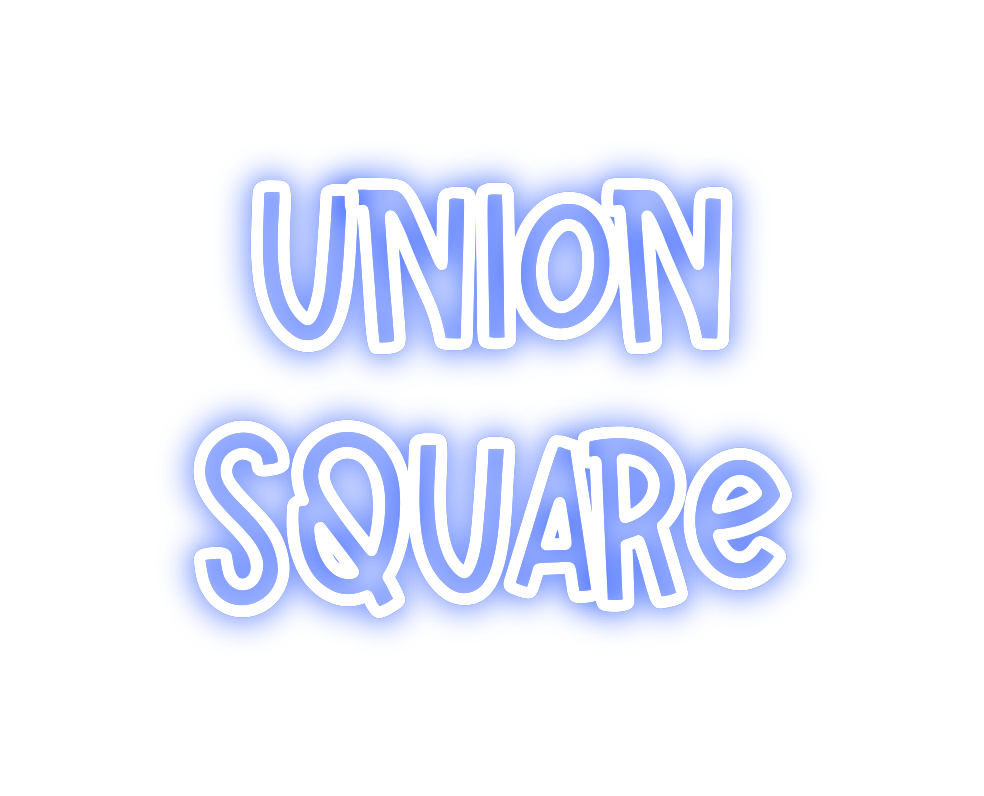 Néon personnalisé: Union
square