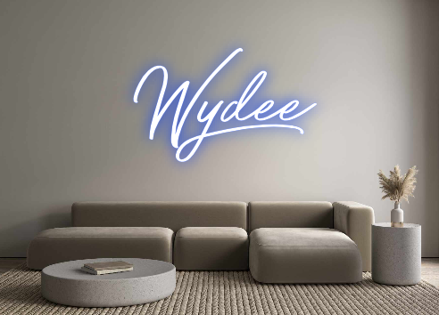 Néon personnalisé: Wydee