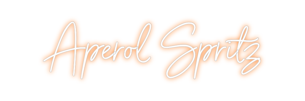 Néon personnalisé: Apérol Spritz