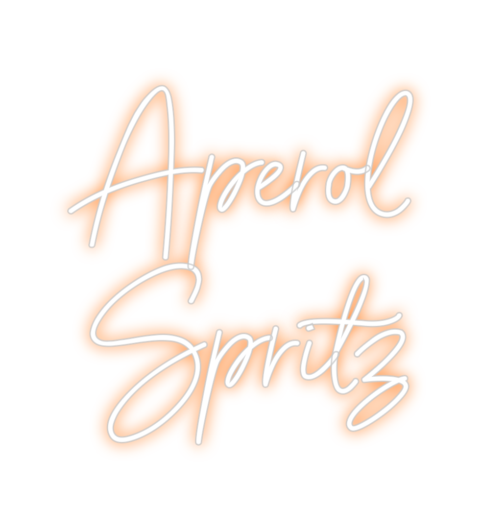 Néon personnalisé: Apérol
Spritz