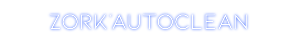 Néon personnalisé: Zork'autoclean