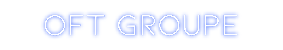 Néon personnalisé: OFT GROUPE