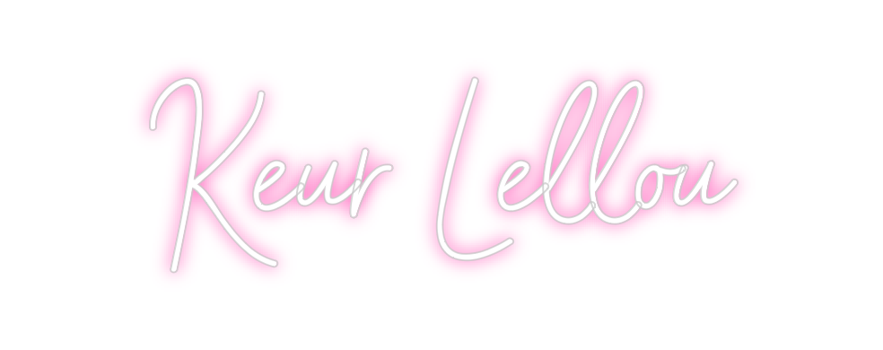 Néon personnalisé: Keur Lellou