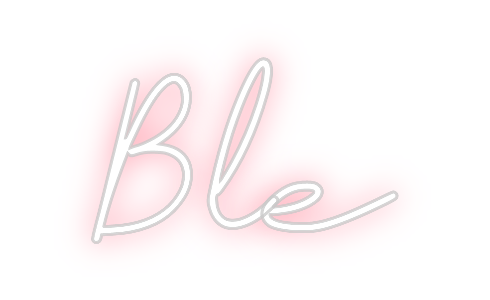 Néon personnalisé: Ble