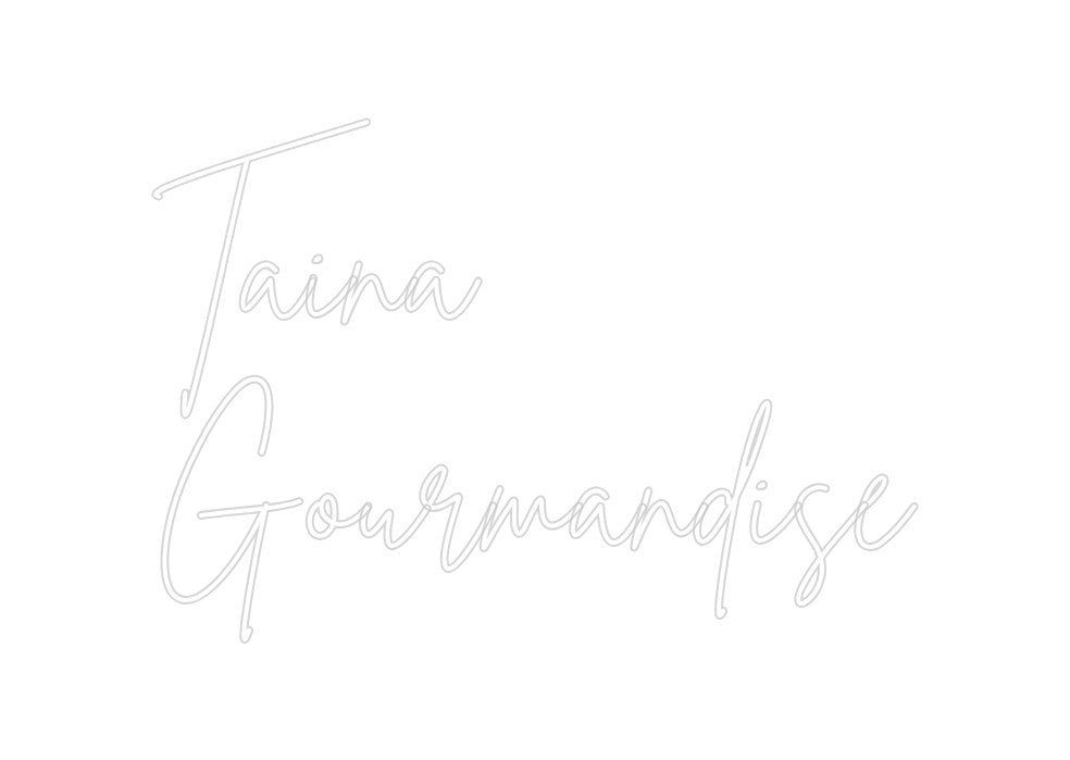 Néon personnalisé:
...