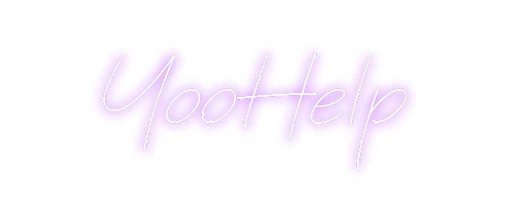 Néon personnalisé: YooHelp