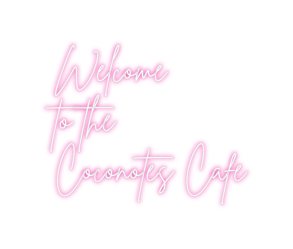 Néon personnalisé: Welcome
to t...