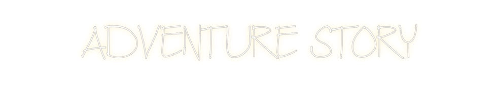 Néon personnalisé: ADVENTURE STORY