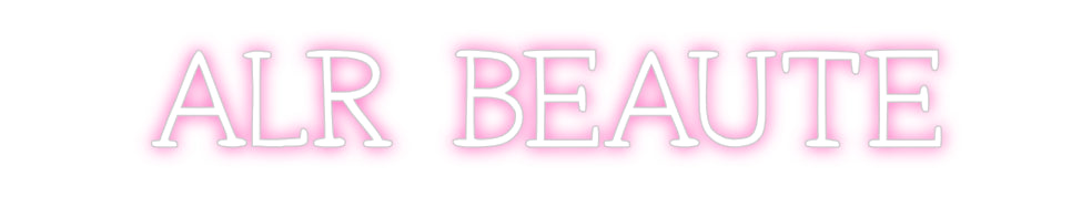 Néon personnalisé: ALR BEAUTE