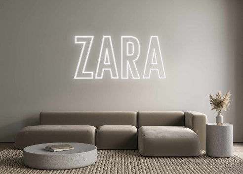 Néon personnalisé: Zara