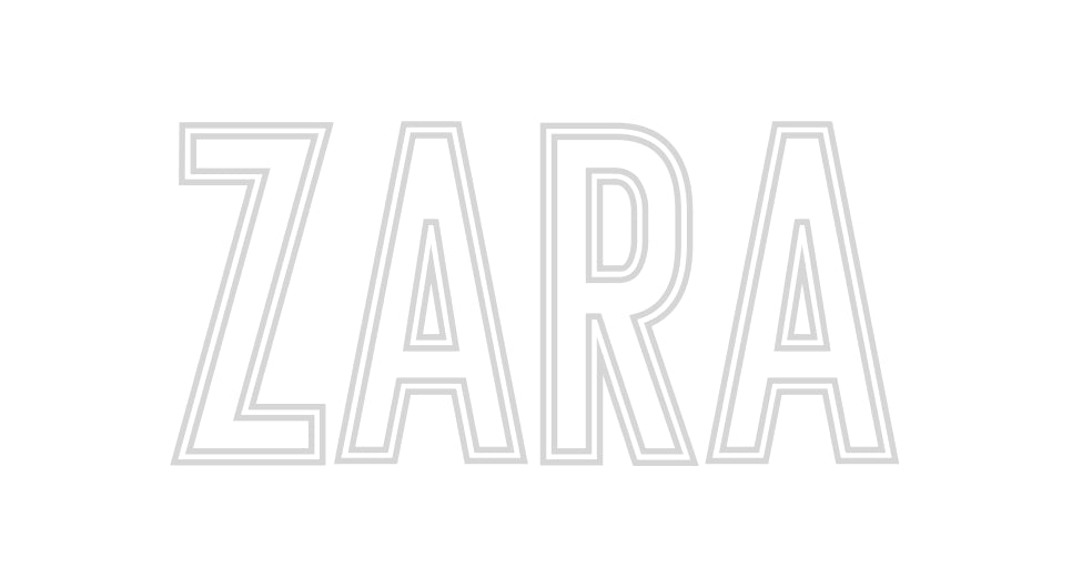 Néon personnalisé: Zara