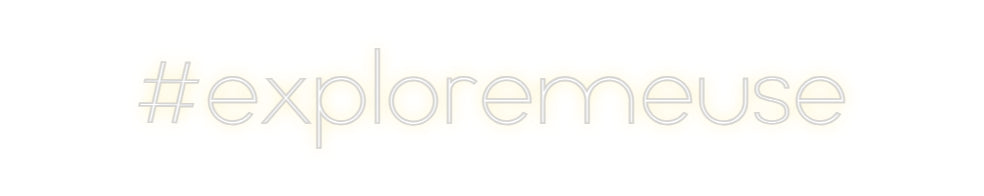 Néon personnalisé: #exploremeuse