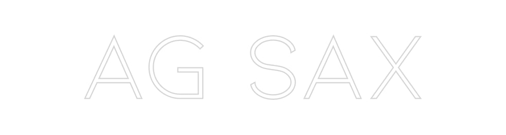 Néon personnalisé: AG SAX