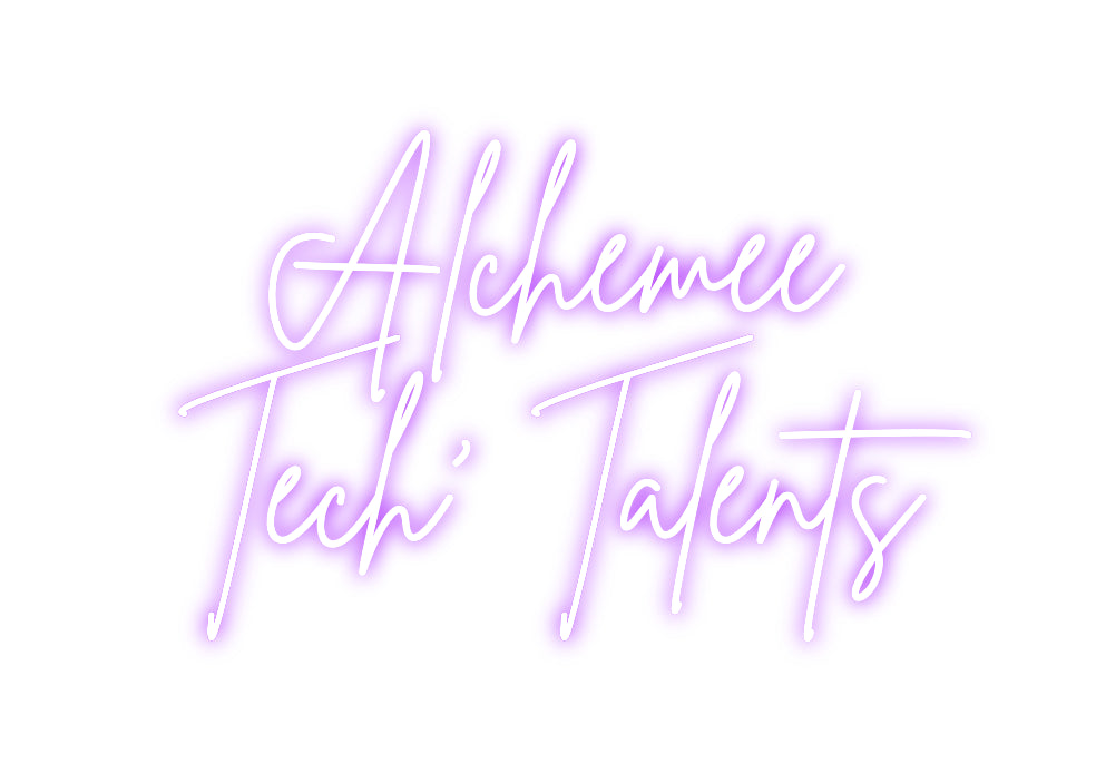 Néon personnalisé: Alchemee
Te...