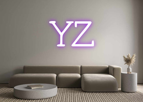 Néon personnalisé: YZ