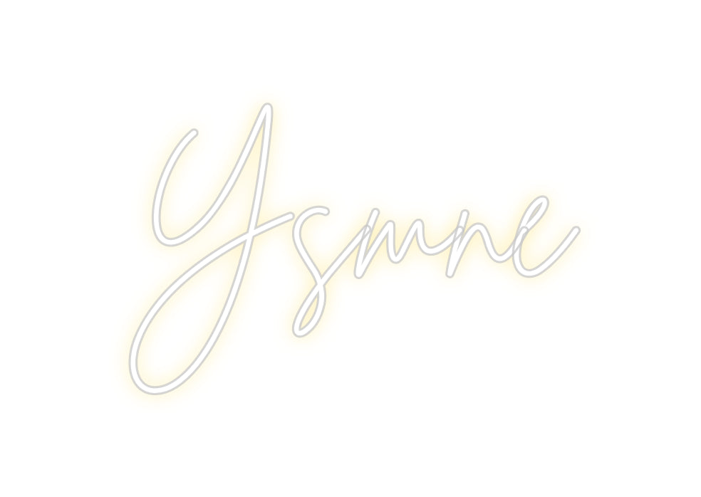 Néon personnalisé: Ysmne