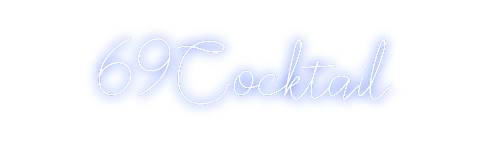 Néon personnalisé: 69Cocktail