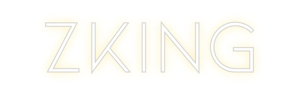 Néon personnalisé: Zking