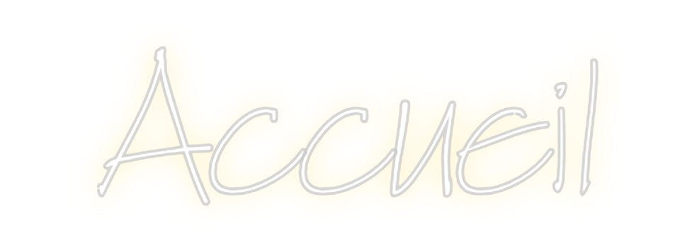 Néon personnalisé: Accueil