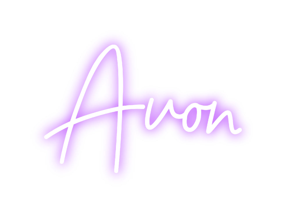 Néon personnalisé: Avon