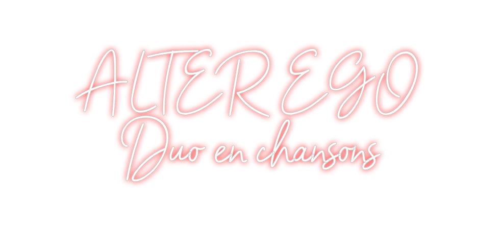 Néon personnalisé: ALTER E...