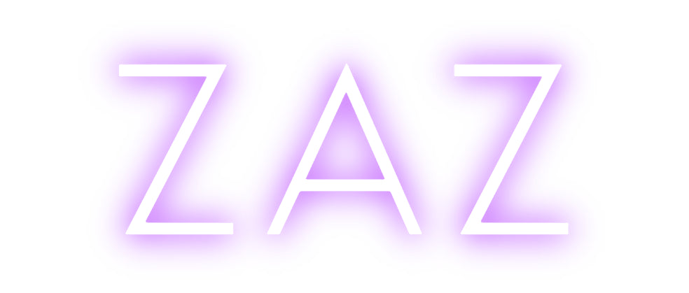 Néon personnalisé: ZAZ