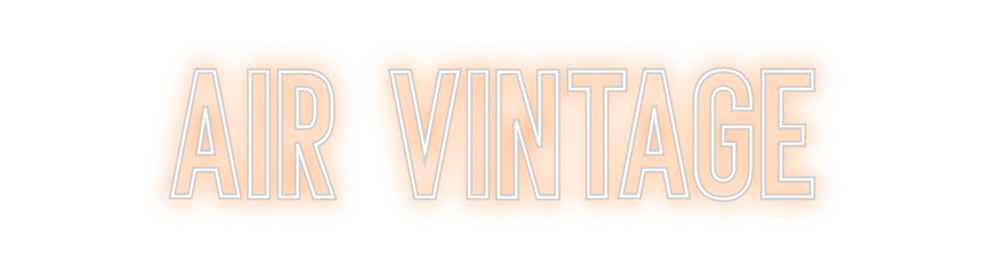 Néon personnalisé: AIR VINTAGE