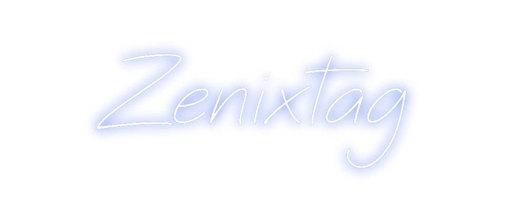 Néon personnalisé: Zenixtag