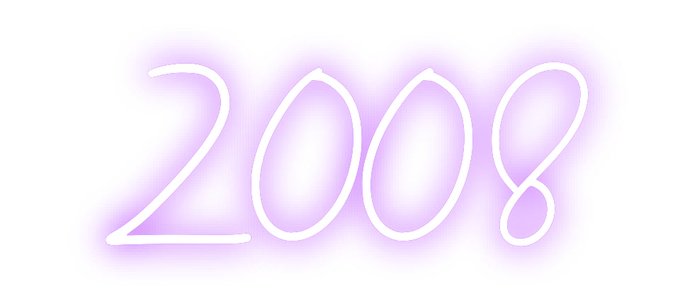 Néon personnalisé: 2008