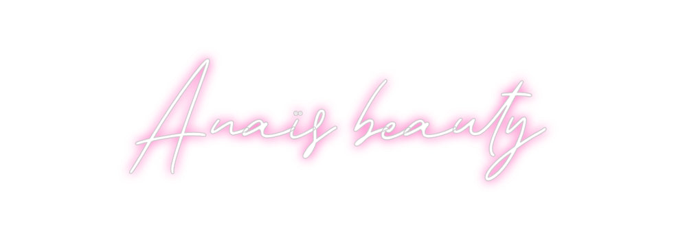 Néon personnalisé: Anaïs beauty