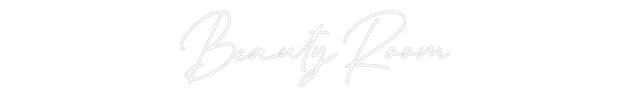 Néon personnalisé: Beauty Room