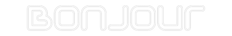 Néon personnalisé: Bonjour