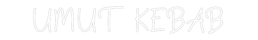 Néon personnalisé: UMUT KEBAB