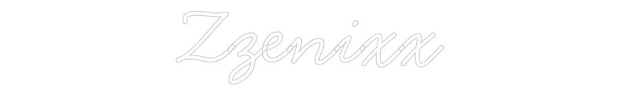 Néon personnalisé: Zzenixx