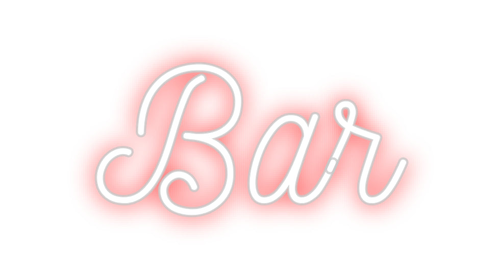 Néon personnalisé: Bar