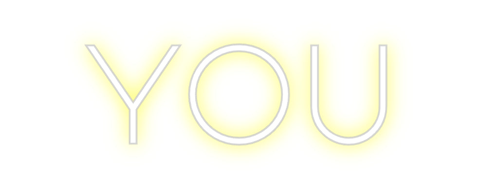 Néon personnalisé: YOU